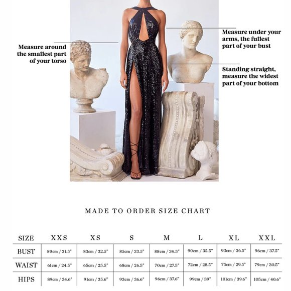 Alamour the label Vlora - White Satin Gown - Picture 11 of 11